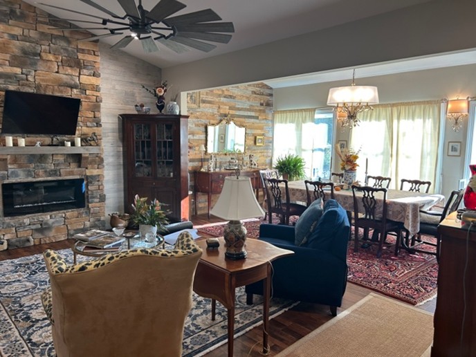 The elegant living room